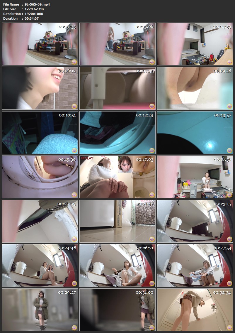 [SL-565] シャリラ 美女尾行⇔侵入大便 Hidden camera Scatology